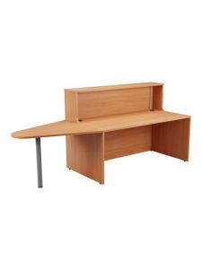 Reception Counter Table with Side Extension